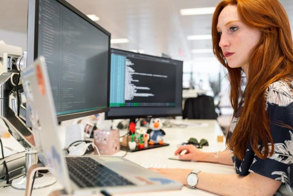 AI engineer at work