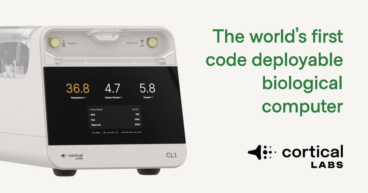 The cl1, cortical labs' $35000 "brain in a box"